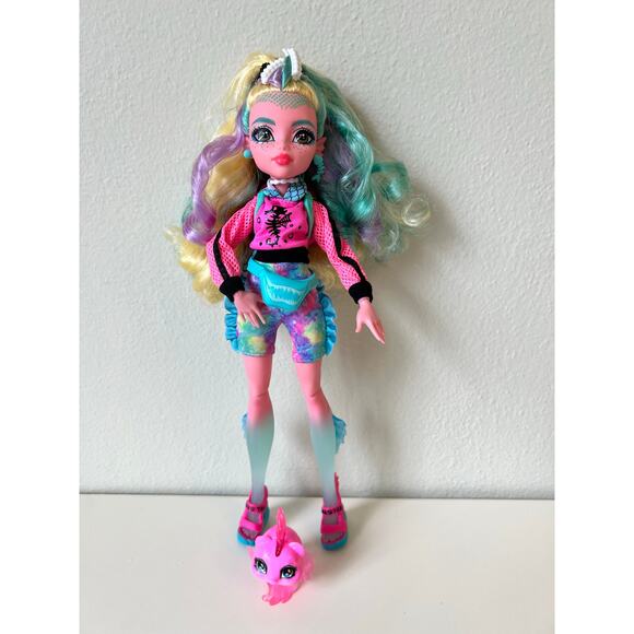 Monster High Lagoona Blue Doll Colorful Streaked Hair Pet Accessory 2021 - Picture 1 of 7